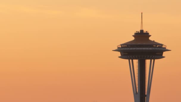 Seattle Space Needle — Stockvideo