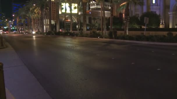 Las Vegas Strip Motorbike — Stock Video