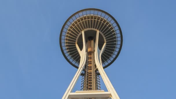 Seattle Space Needle Blackout — Stockvideo