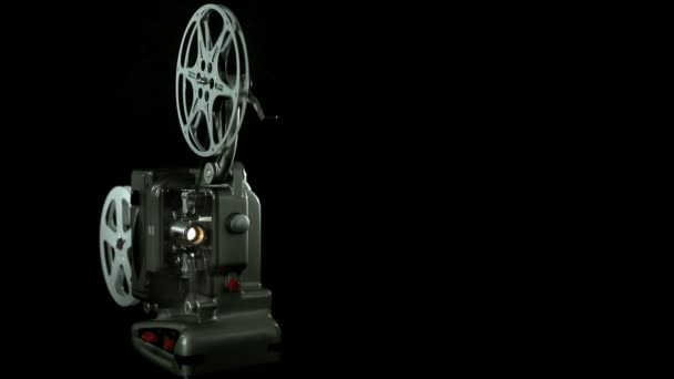 Vintage Projector 8mm — Stockvideo