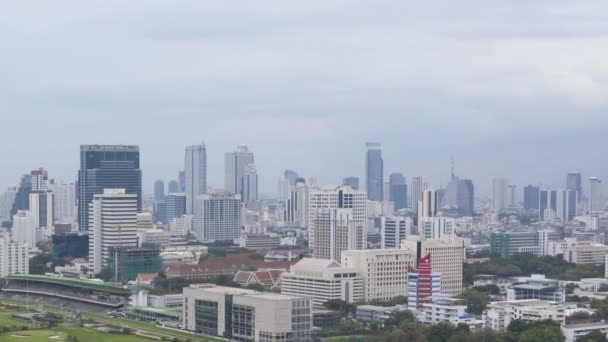 Бангкок Timelapse постраждав від бурі — стокове відео