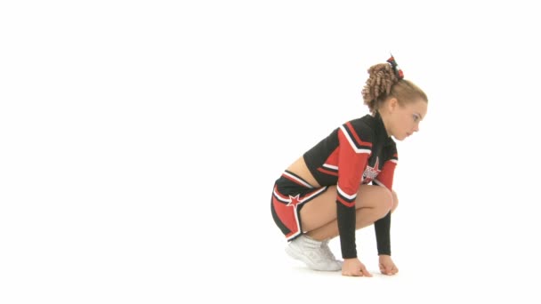 Cheerleader — Stockvideo