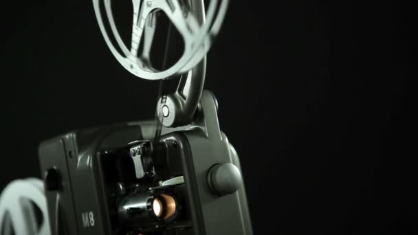 ビンテージ プロジェクター 8 mm — ストック動画