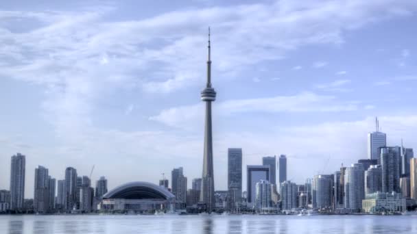 Timelapse Toronto Skyline HDR — Stock Video