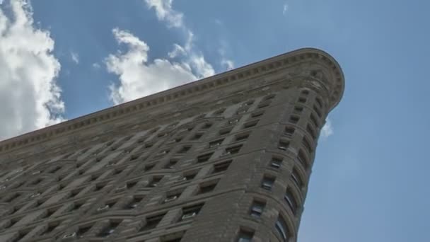 Timelapse Flatiron Building — Stock video
