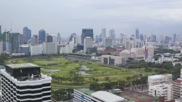 Timelapse bangkok drabbades av stormen — Stockvideo