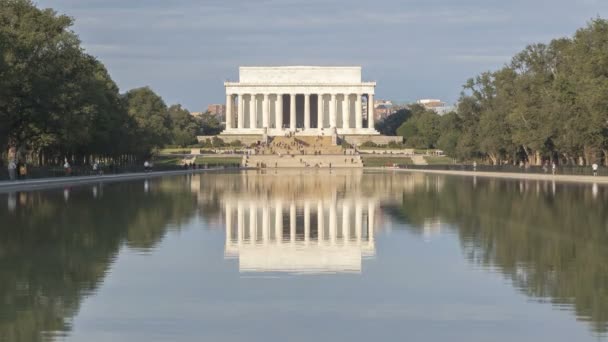 Zeitraffer-lincoln-Denkmal — Stockvideo