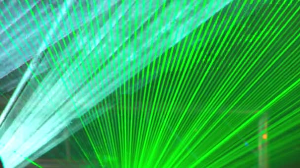 Green Laser — Stock Video