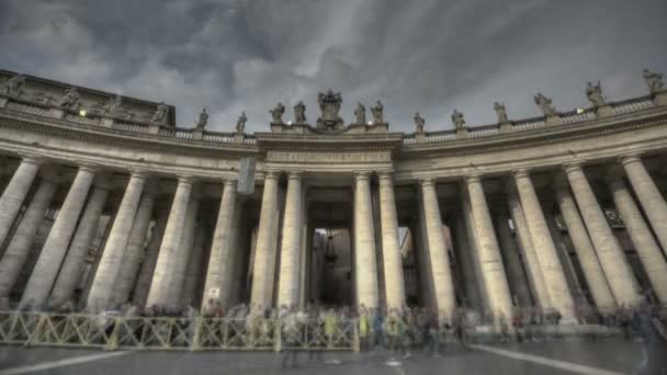 Piazza San Pietro Roma — Video Stock