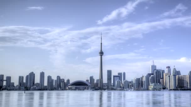 Timelapse Toronto Skyline HDR — Stock Video