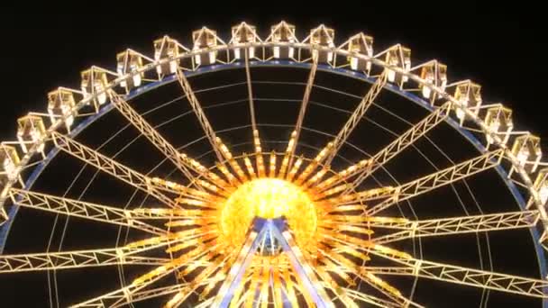 Ferris wheel timelapse oktoberfest — Vídeos de Stock