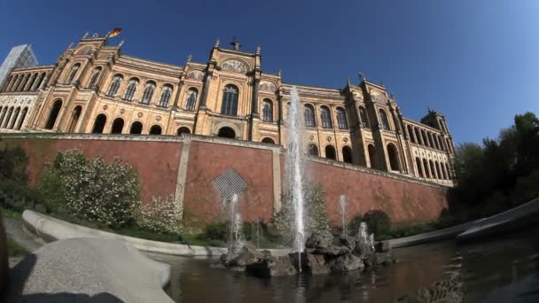 Bavarian Parliament — Stock Video