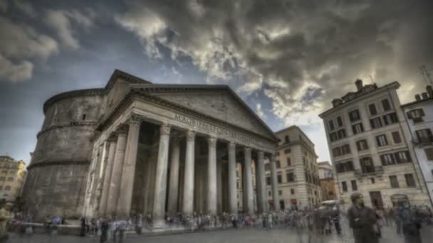 Pantheon Roma — Video Stock