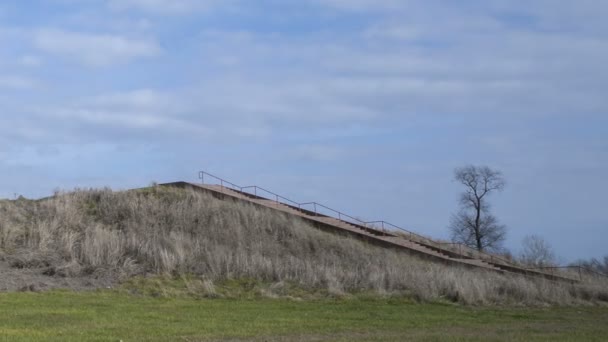 Pre-historic Cahokia Mounds, IL — Stock Video