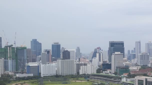 폭풍에 치여 Timelapse 방콕 — 비디오