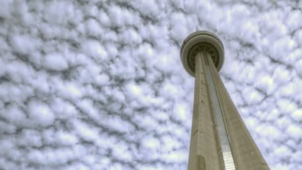 HDR Timelapse Toronto CN Tower — Stock Video