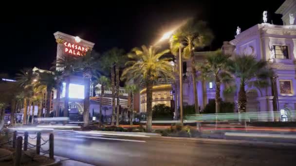 Traffico della striscia di Las Vegas — Video Stock
