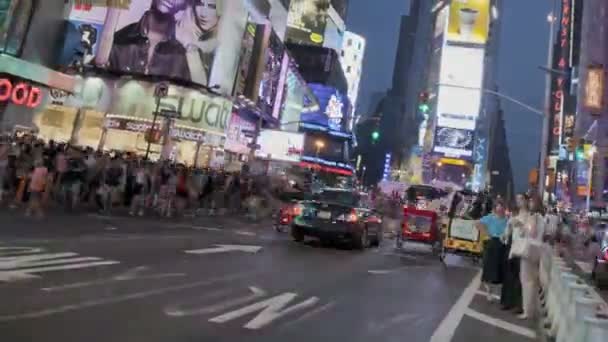 Times Square Sunset — Stockvideo