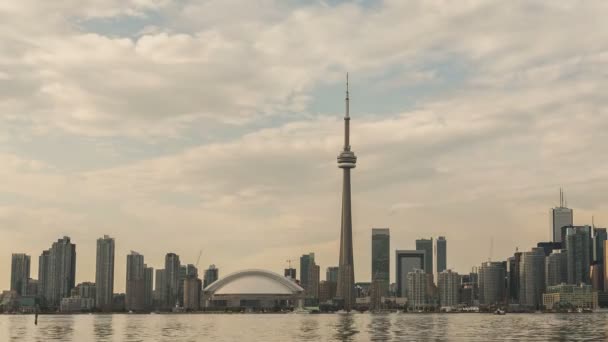 Tenggat waktu Toronto Skyline — Stok Video