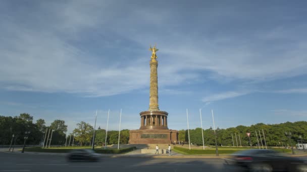 ベルリンの勝利の天使 — ストック動画