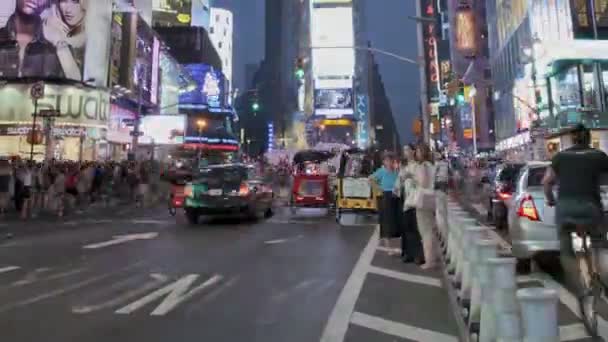 Times Square Sunset — Stockvideo