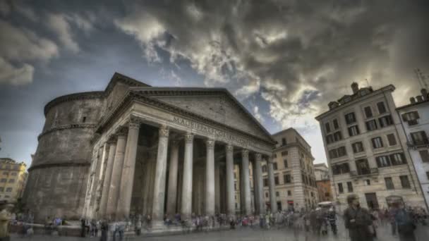 Pantheon Roma — Video Stock