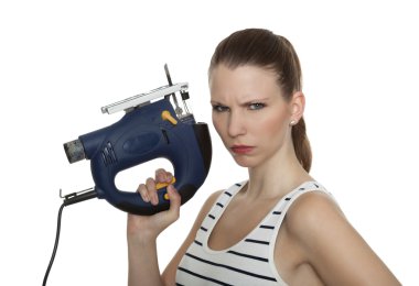 Genç craftswoman