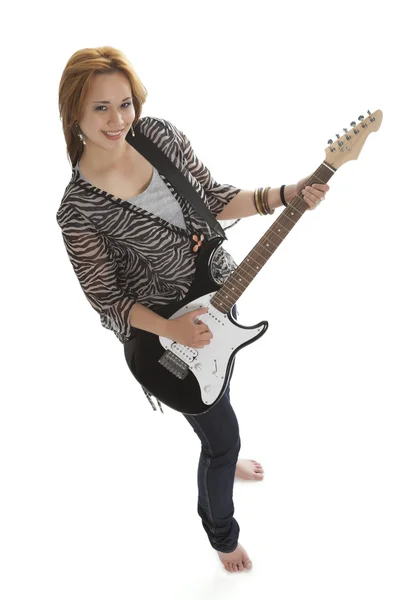 Молодая рок-леди — стоковое фото