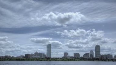 Boston charles river longfellow bridge ve manzarası