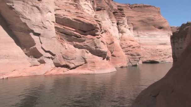 Cañón glen lake powell — Vídeo de stock