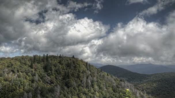 Montañas Blue Ridge Parkway — Vídeo de stock