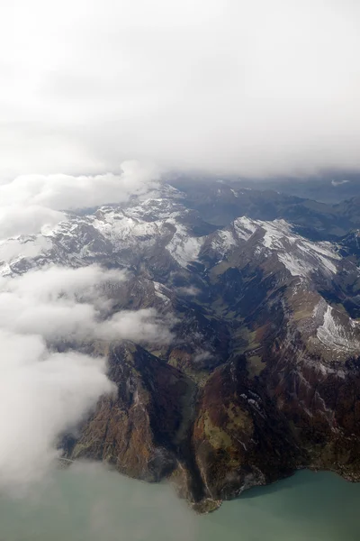 スイス アルプスの空中写真 — ストック写真