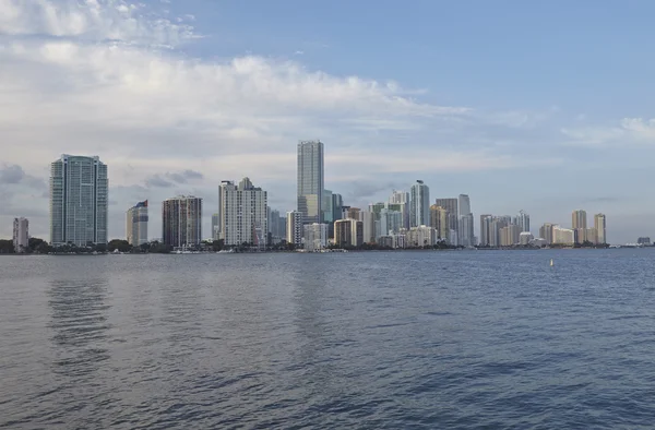 Miami city skyline panorama ten dage — Stockfoto