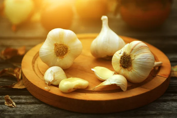 Garlic still life — Stock Photo, Image