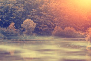 Sonbahar izleniminin klasik fotoğrafı