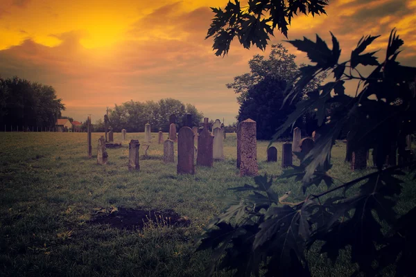 Cimitero abbandonato — Foto Stock