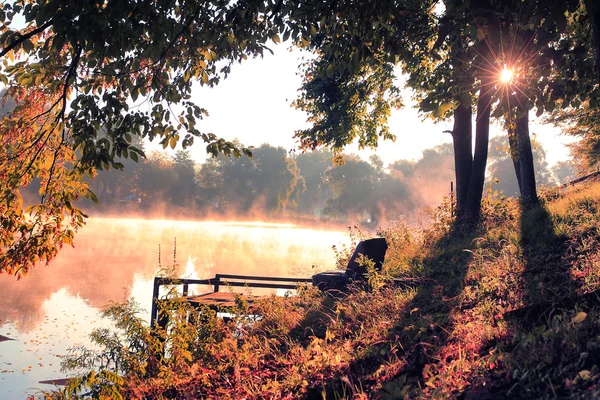 Foto vintage de la escena de otoño — Foto de Stock