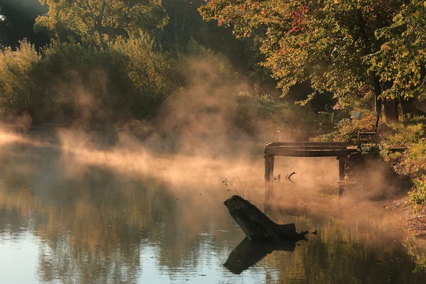 Jahrgangsfoto der Herbstszene — Stockfoto