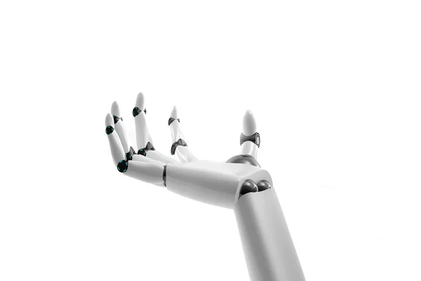 Robot el almak bir şey — Stok fotoğraf
