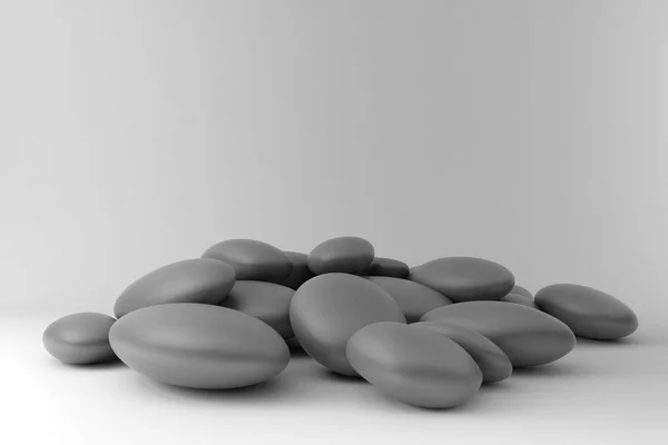 Zen stones disordered — Stock Photo, Image