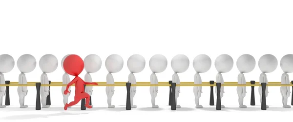 sıra 3D smart kırmızı adam atlar