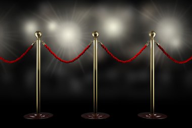 kırmızı ip bariyer