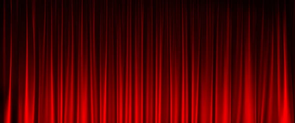 Kırmızı perde geniş doku