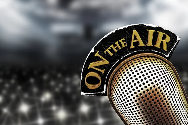 kamu konuşma için eski mikrofon