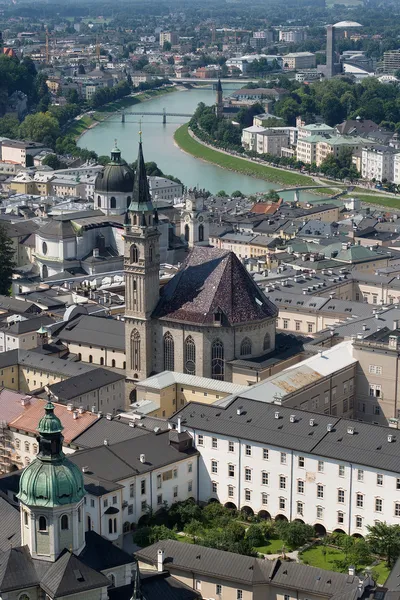 Widok Salzburgu latem Zdjęcia Stockowe bez tantiem