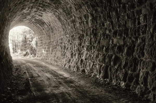 Koniec tunelu — Zdjęcie stockowe