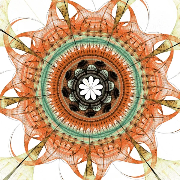 Abstraktní mandala kolo — Stock fotografie