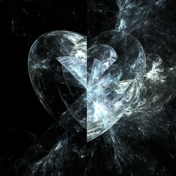 Heart of glass — Stock Photo, Image