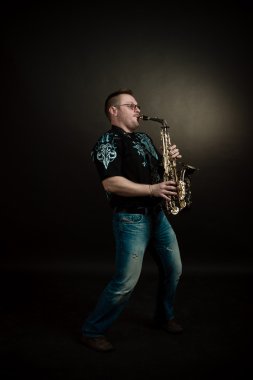 saksofoncu portre