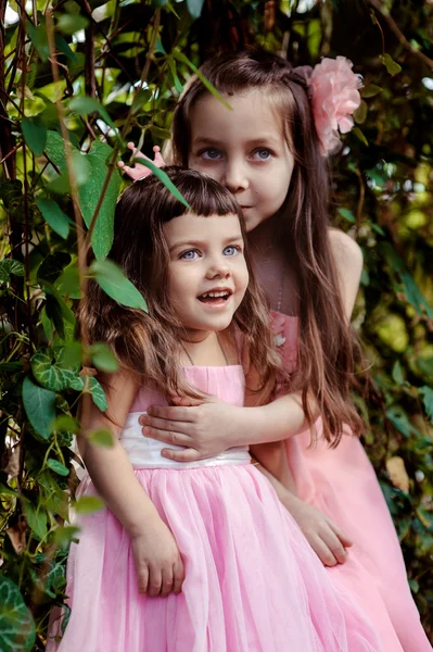 Smiling little girls — Stock Photo, Image